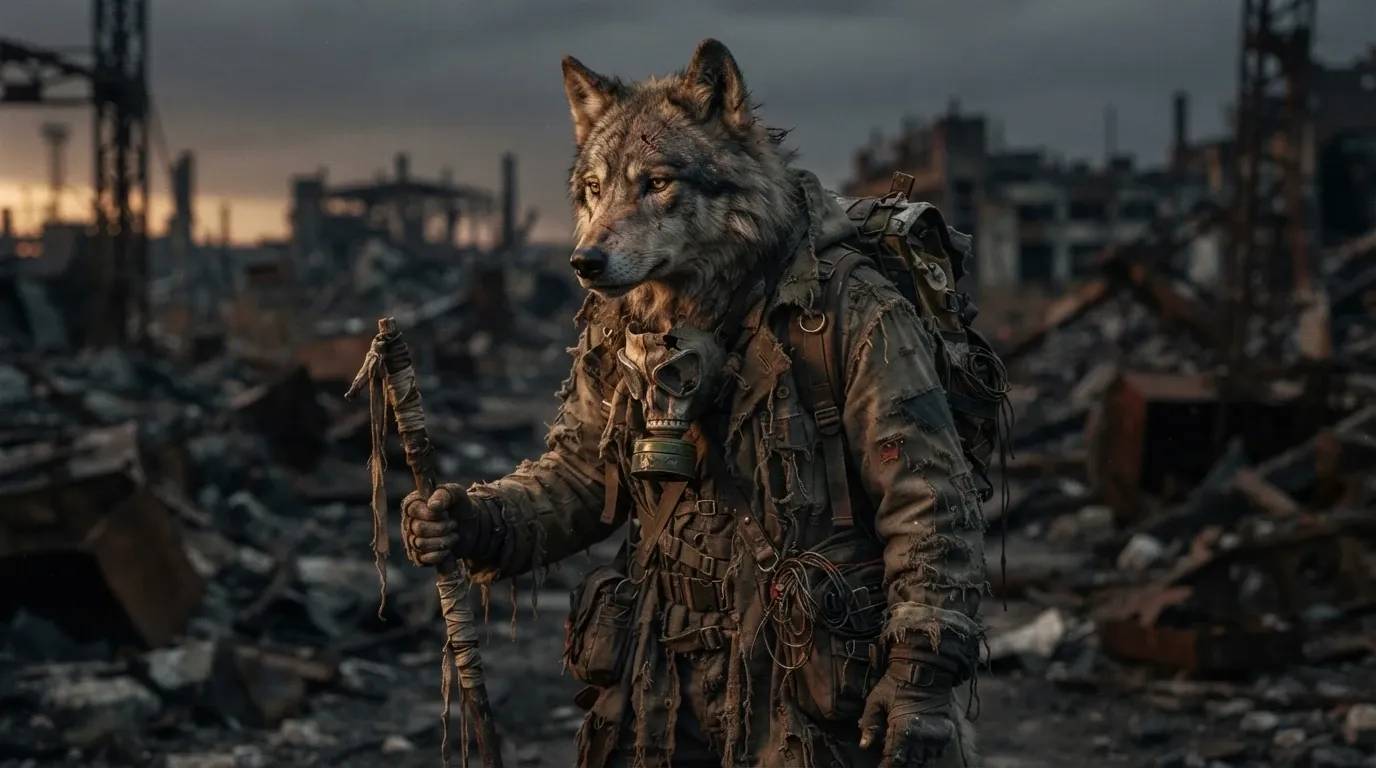Scavenger_wearing_wolf_mask.webp